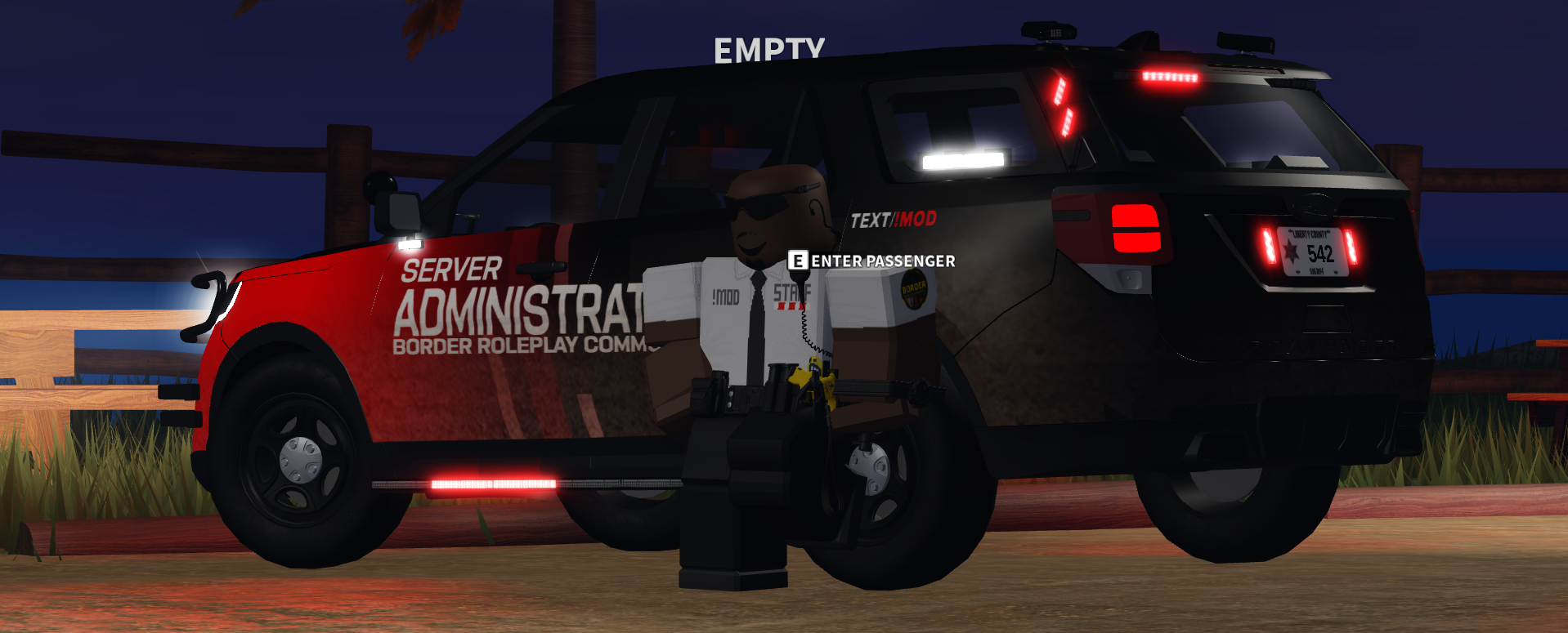 Server Administrator vehicle with staff member